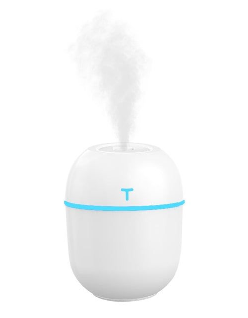 Load image into Gallery viewer, Colorful Cool Mini Humidifier, USB Personal Desktop Humidifier for Car, Office Room, Bedroom,Etc. Auto Shut-Off, 2 Mist Modes, Super Quiet. (White)
