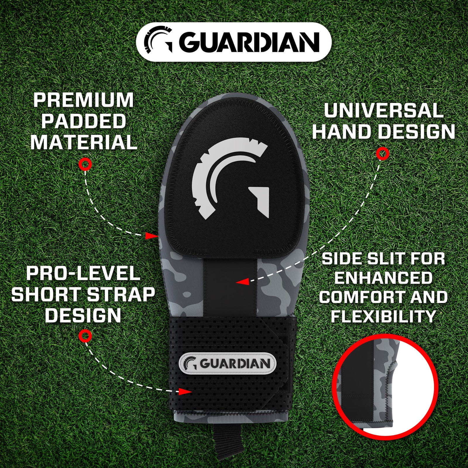 Sliding Mitt – Protective Hand Guard for Base Sliding – Youth & Adult Sizes - Shock Absorption, Athletic Fit, Slip-Resistant Design