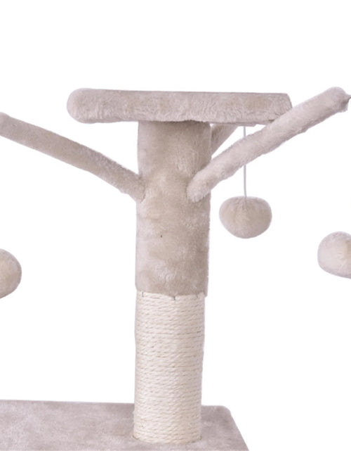 Load image into Gallery viewer, 56" Cat Tree Tower for Indoor Cats with Ladder, Scratching Posts Cat Condo for Multiple Cats Jump Platform Cat Furniture Activity Center, Beige
