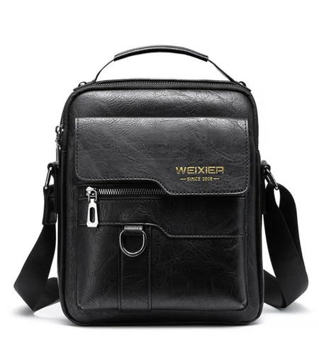 Men'S Durable Shoulder Bag High Quality Leather Cross Body Sling Bags Travel Crossbody Fashion Pack for Male