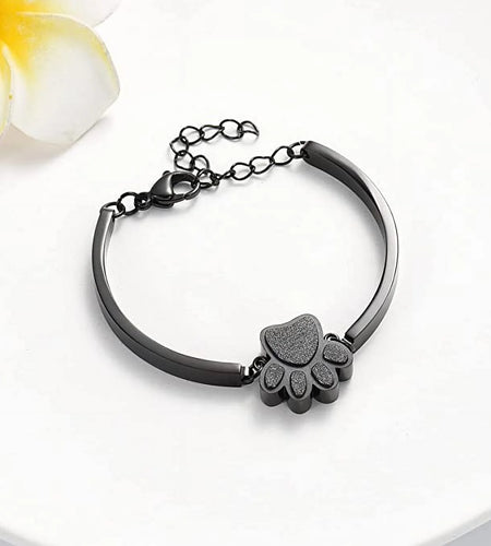 Pet Cremation Jewelry for Ashes for Dog/Cat Ashes Keepsake Urn Bracelet for Women Men Stainless Steel Remembrance Memorial Gift for Loss of Loved Furry Friend with Fill Kit and Gift Box