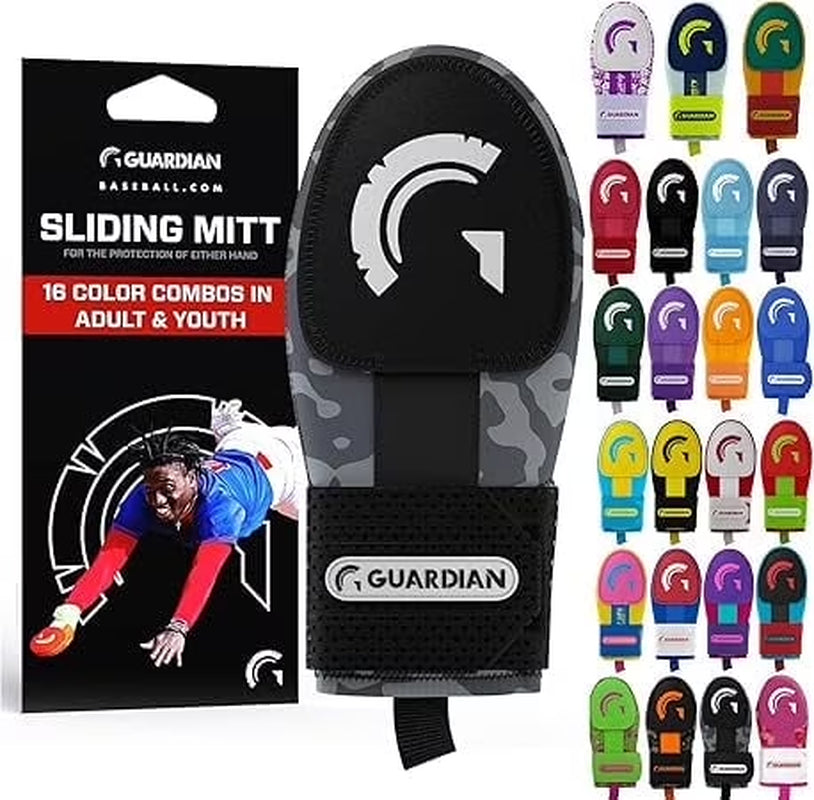 Sliding Mitt – Protective Hand Guard for Base Sliding – Youth & Adult Sizes - Shock Absorption, Athletic Fit, Slip-Resistant Design
