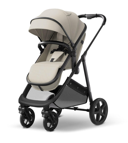 Wiz 2-In-1 Baby Stroller with Bassinet Mode, Reversible Seat and Large Canopy, Khaki, 22.3LB, Unisex