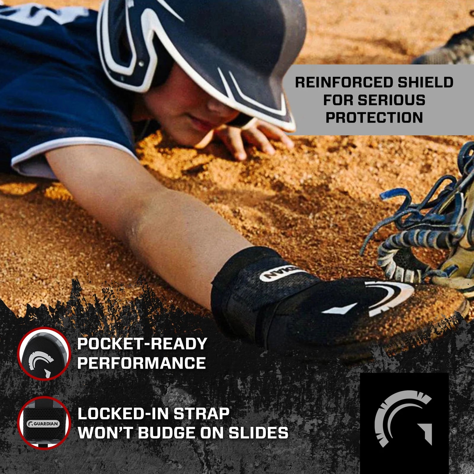 Sliding Mitt – Protective Hand Guard for Base Sliding – Youth & Adult Sizes - Shock Absorption, Athletic Fit, Slip-Resistant Design
