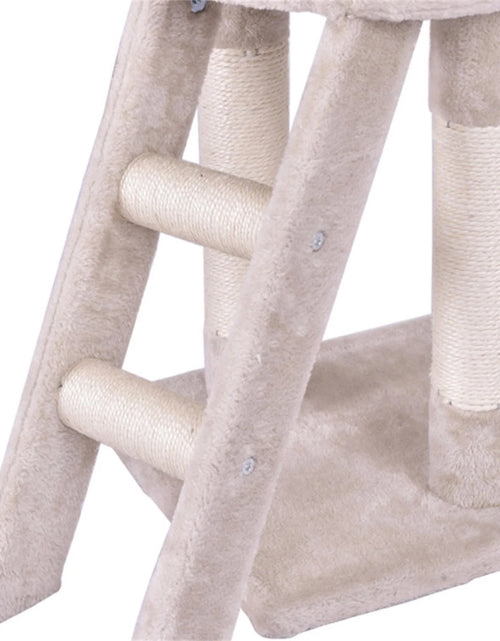 Load image into Gallery viewer, 56" Cat Tree Tower for Indoor Cats with Ladder, Scratching Posts Cat Condo for Multiple Cats Jump Platform Cat Furniture Activity Center, Beige
