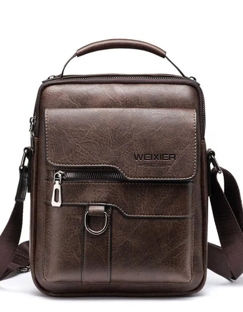 Load image into Gallery viewer, Men'S Durable Shoulder Bag High Quality Leather Cross Body Sling Bags Travel Crossbody Fashion Pack for Male
