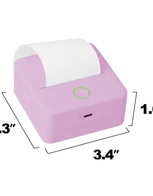 Load image into Gallery viewer, CTP500 Bluetooth Mini Portable Inkless Thermal Printer &amp; Label Maker + Paper, Android &amp; Ios (Purple)

