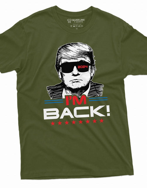 Load image into Gallery viewer, I'M Back Trump T-Shirt Donald Trump 2024 Re-Election Tee Shirt Presidential Tee
